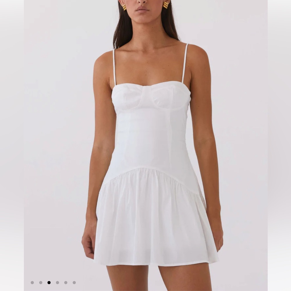 Peppermayo White Bridal Mini Dress